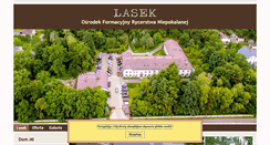 Desktop Screenshot of lasek.niepokalanow.pl